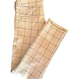 Amanda & Chelsea Women's Plaid Checkered Trousers Ankle Pants 2 NWOT